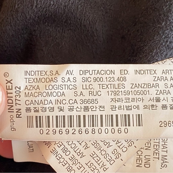 Zara Black Wide Leg Pants - Picture 13 of 16